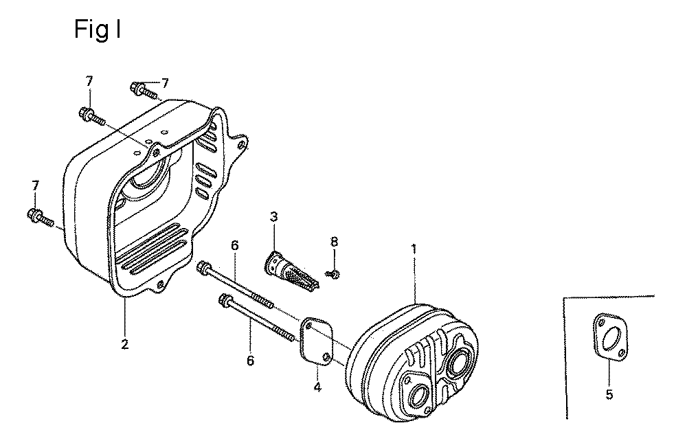 Fig-9 Diagram and Parts List for GSV190A Type BHH Honda Engine