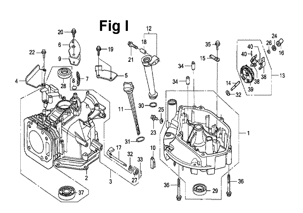 Fig-9 Diagram and Parts List for GXV160UA1 Type A12 Honda Engine