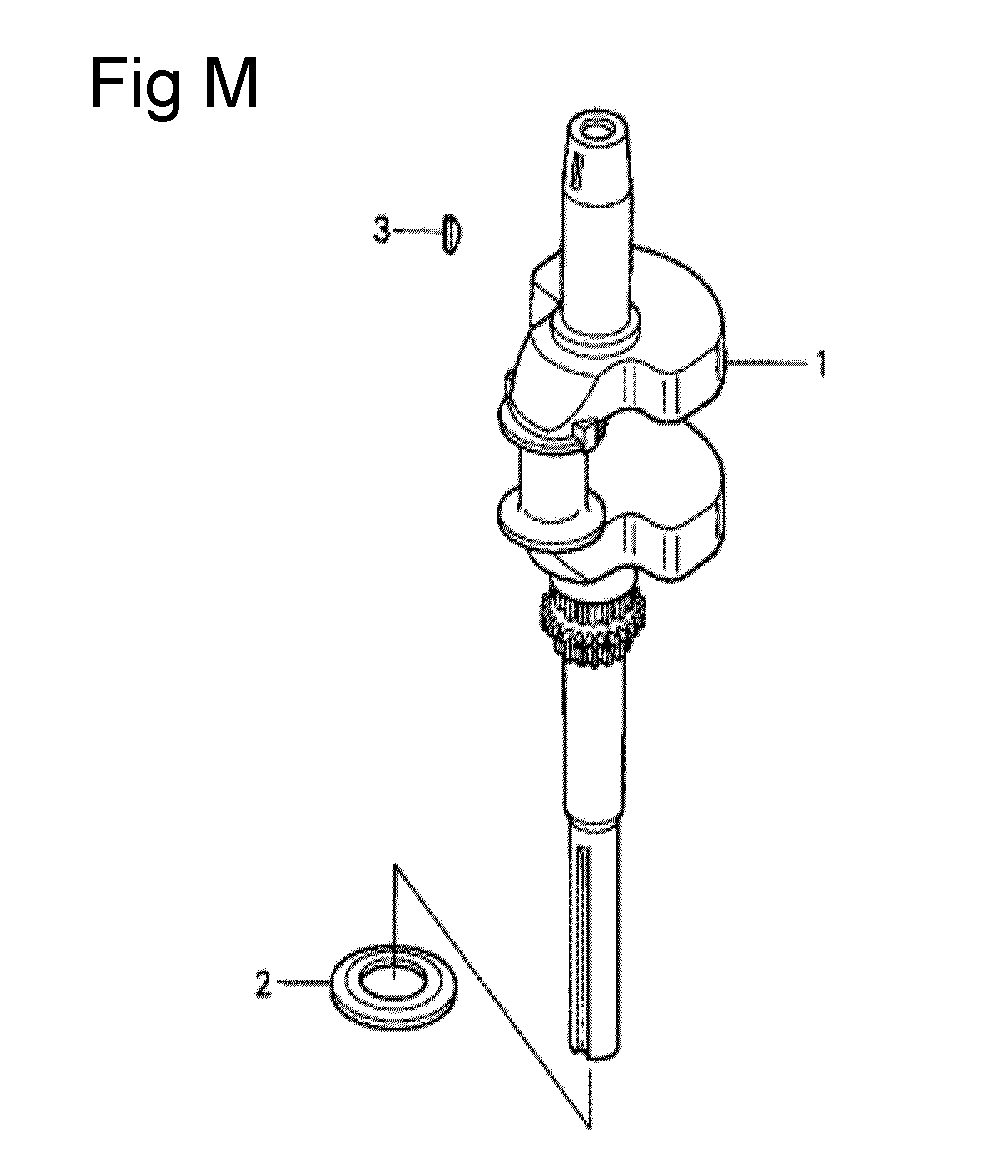 Fig-13 Diagram and Parts List for GCV530 Type EXA1 Honda Engine