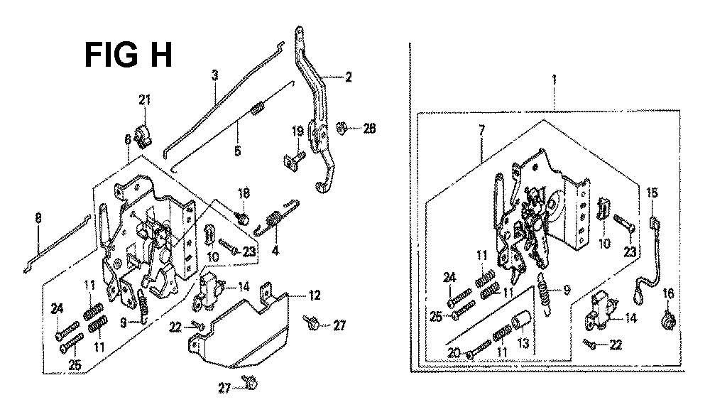 Fig-4 Diagram and Parts List for GXV160 Type N6 Honda Engine