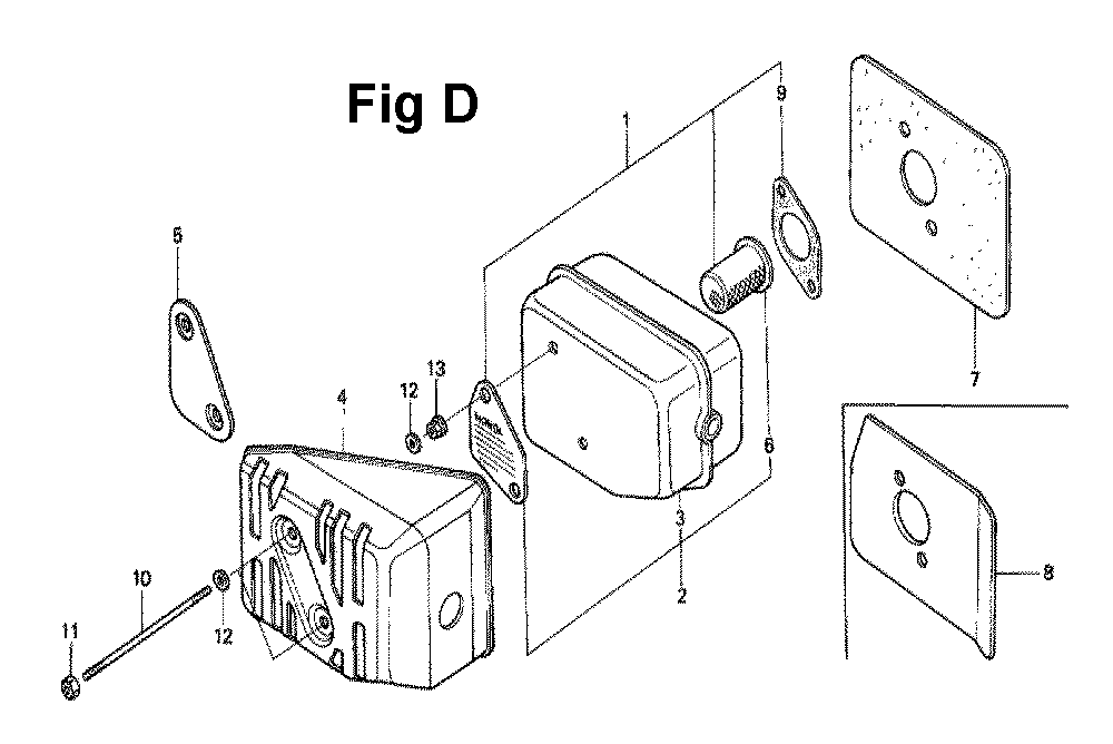 Fig-11 Diagram and Parts List for GXV120 Type PFCA Honda Engine