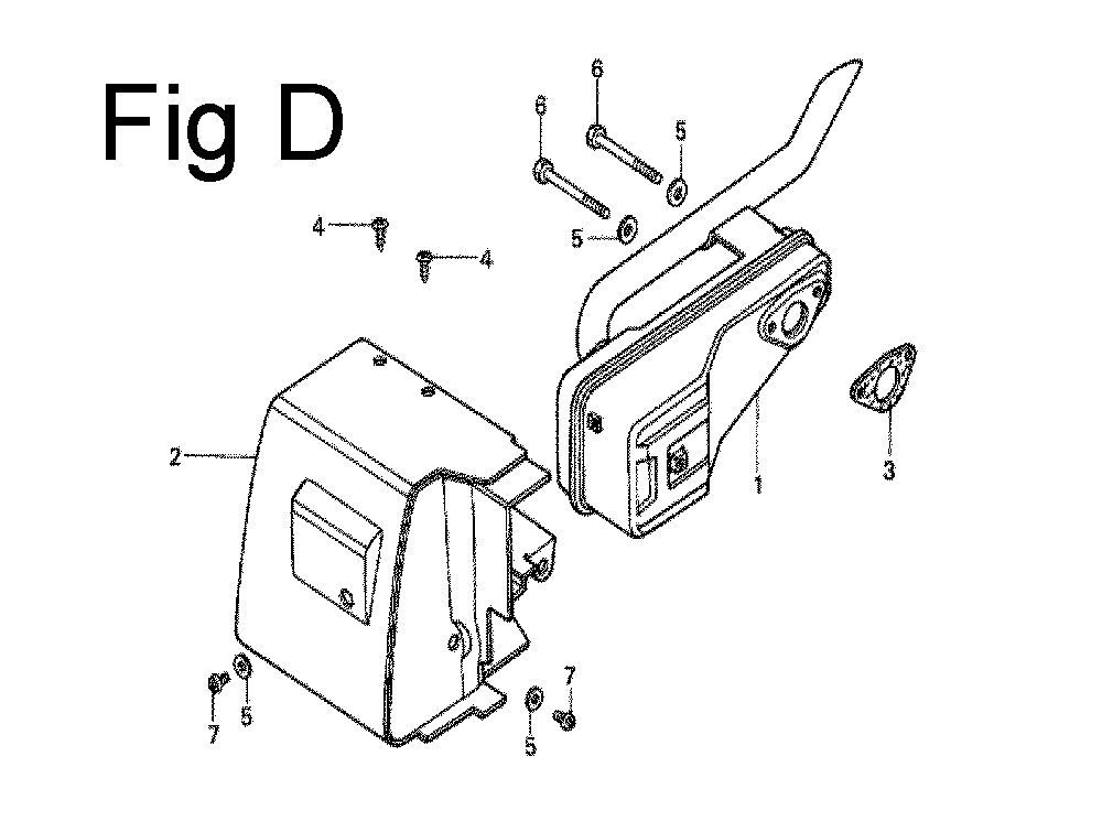 Fig-4 Diagram and Parts List for G100 Type MR Honda Engine