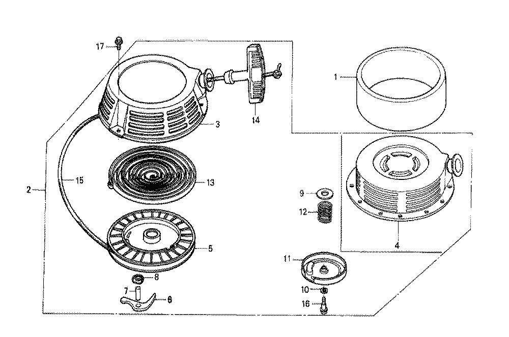 Fig-0 Diagram and Parts List for GXV270 Type DAP3 Honda Engine
