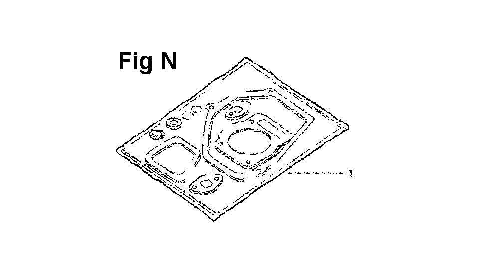 Fig-8 Diagram and Parts List for GXV270 Type DNE Honda Engine