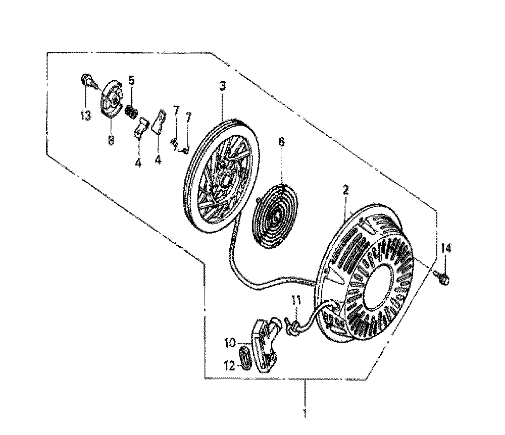 Fig-0 Diagram and Parts List for GX240K1 Type SJP Honda Engine