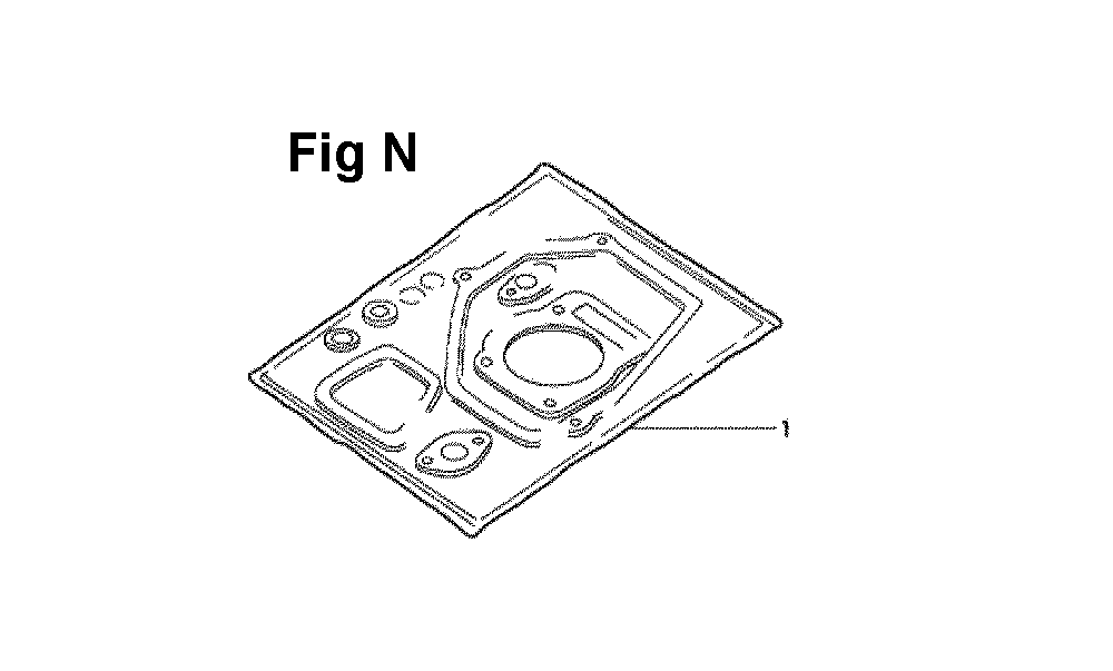 Fig-5 Diagram and Parts List for GXV270 Type DNE2 Honda Engine