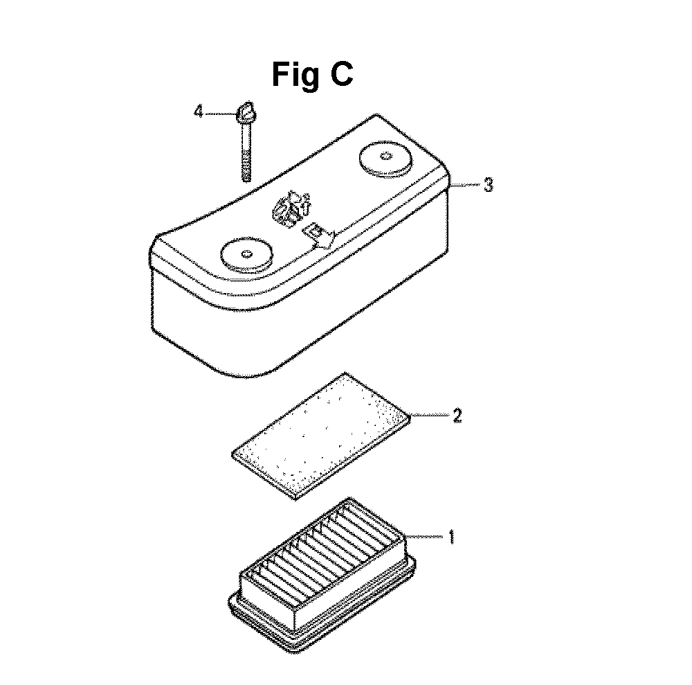 Fig-13 Diagram and Parts List for GXV140 Type N1B Honda Engine