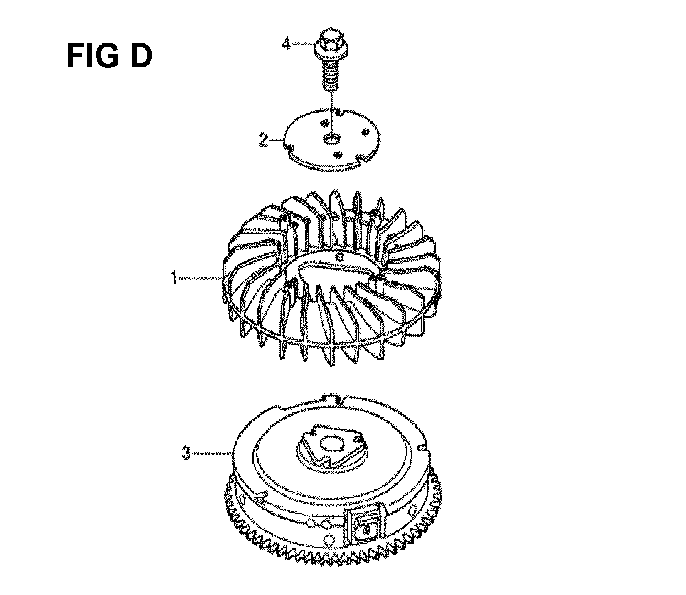 Fig-6 Diagram and Parts List for GXV530 E3-1070150 Honda Engine