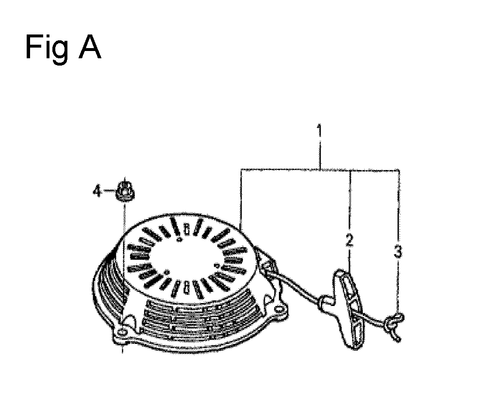 Fig-1 Diagram and Parts List for GCV190A Type A1AF Honda Engine