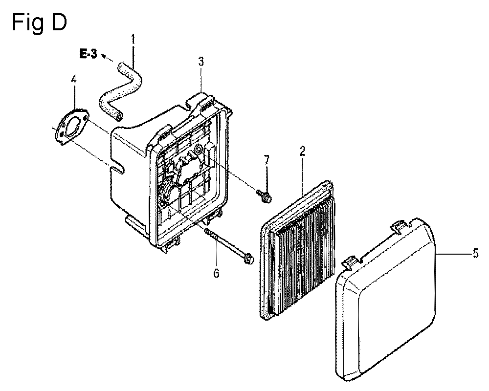 Fig-4 Diagram and Parts List for GCV160LA Type A1A Honda Engine