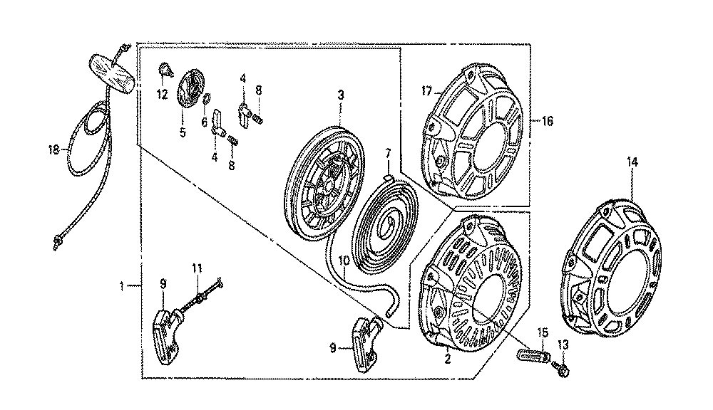 Fig-0 Diagram and Parts List for GX160K1 (RXU)(20-8669999) Honda Engine
