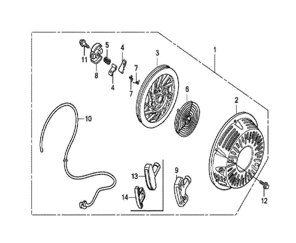 Fig-0 Diagram and Parts List for GX270U Type HA2 Honda Engine