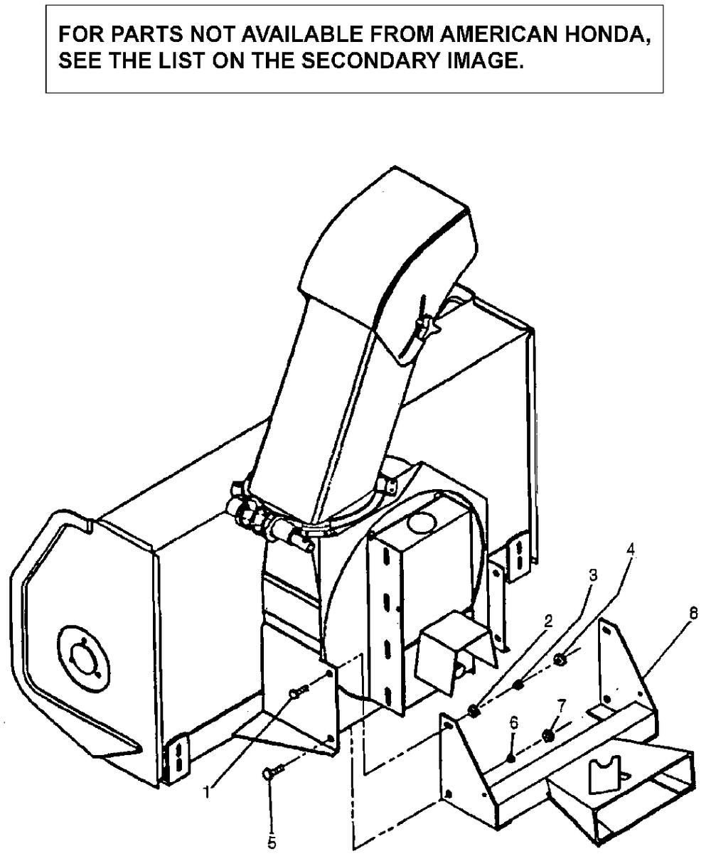 Female Quick-Hitch (Sb1013b) Diagram and Parts List for SB1013 Type  B Honda Lawn Tractor Accessories