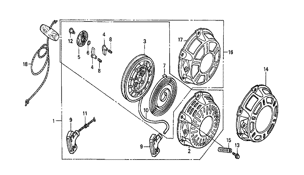 Fig-0 Diagram and Parts List for GX160K1 (PX)(20-8669999) Honda Engine