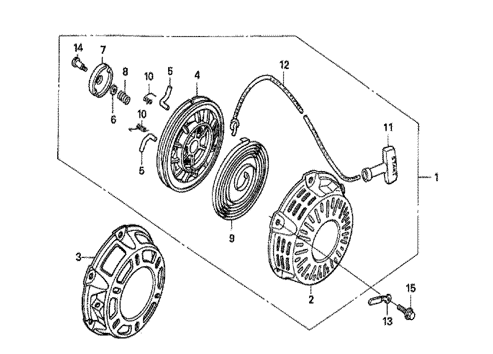 Fig-0 Diagram and Parts List for GX160U1 Type SXU Honda Engine