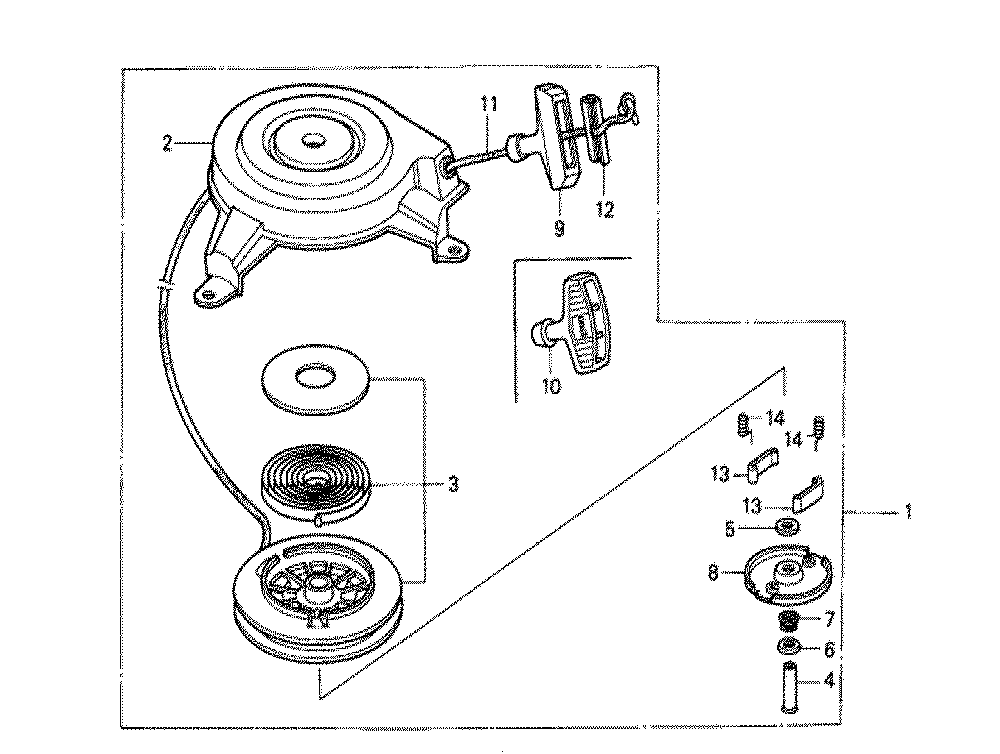 Fig-0 Diagram and Parts List for GXV140 Type A1KY Honda Engine