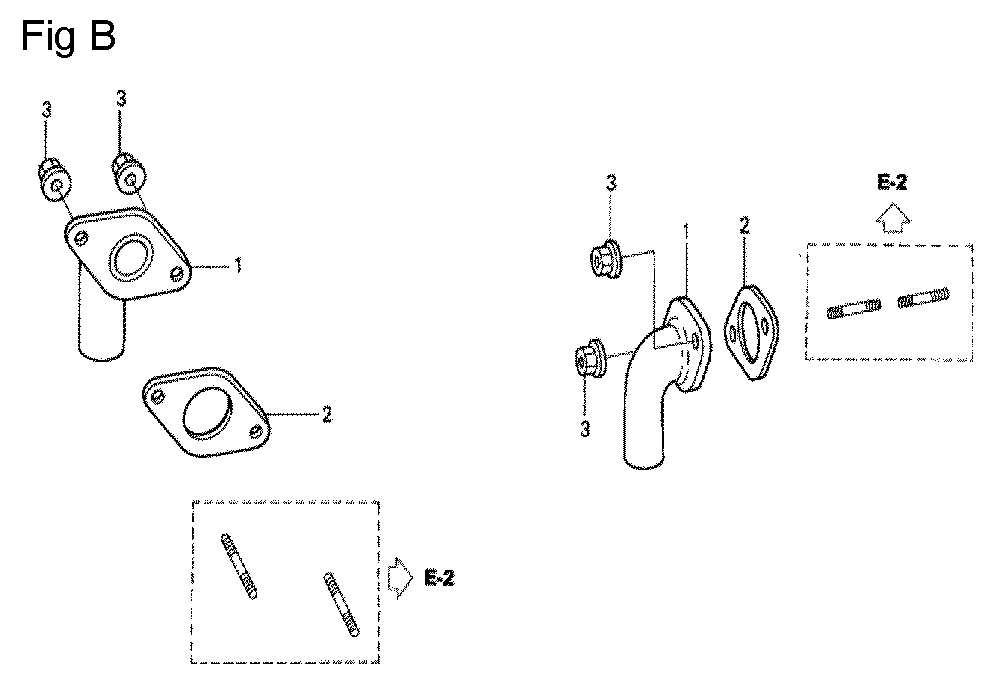 Fig-2 Diagram and Parts List for GCV530 Type QEA1A Honda Engine
