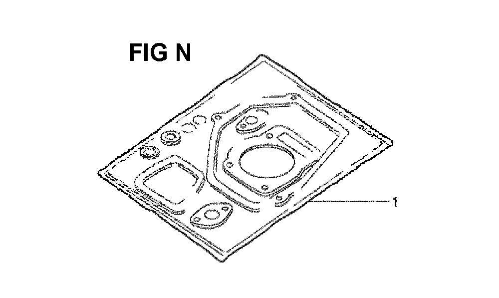 Fig-4 Diagram and Parts List for GXV340K2 Type DA2 Honda Engine