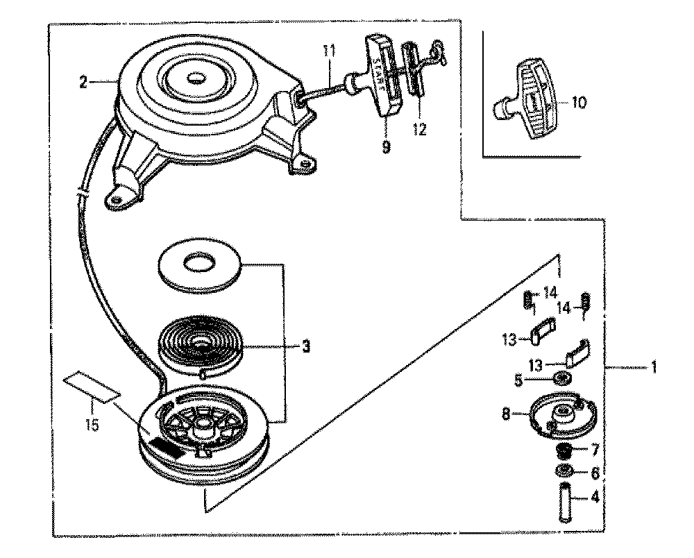 Fig-0 Diagram and Parts List for GXV160K1 Type SFY1 Honda Engine