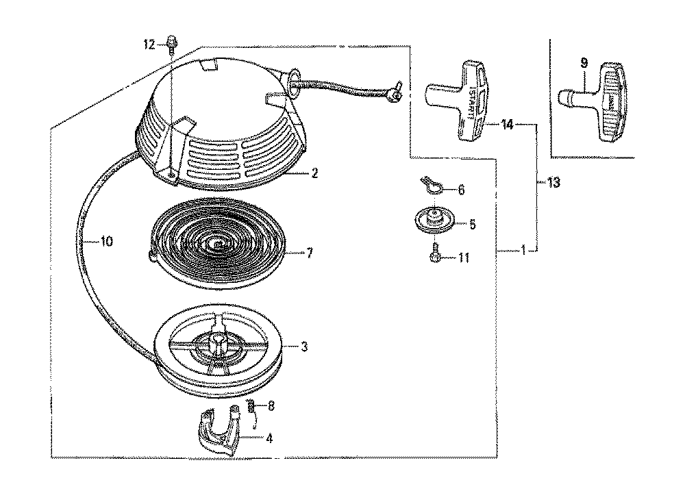 Fig-0 Diagram and Parts List for GXV160H2 Type N1 Honda Engine