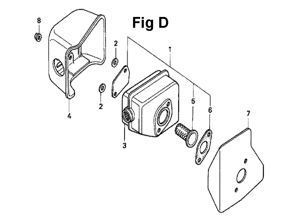 Fig-8 Diagram and Parts List for GXV160UH2 Type N1F1 Honda Engine
