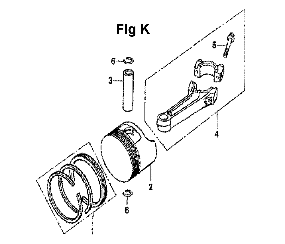 Fig-5 Diagram and Parts List for GXV140 Type N1Y Honda Engine