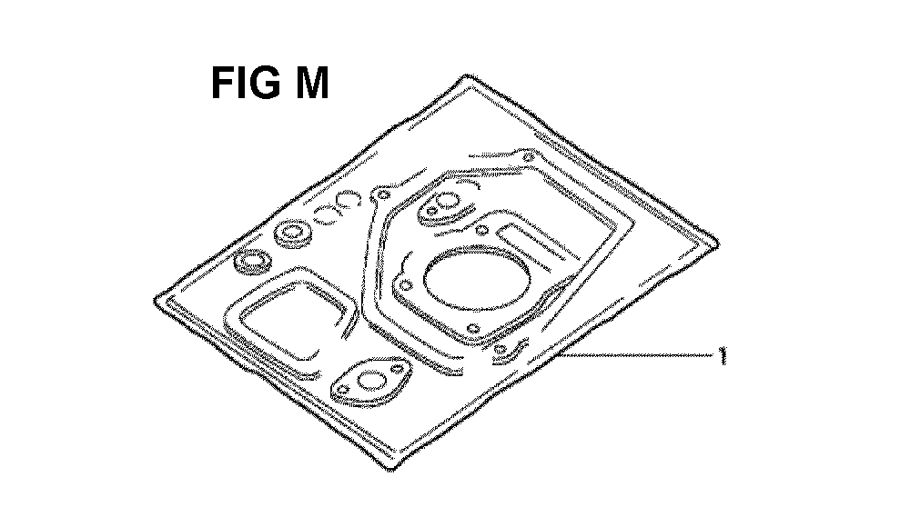 Fig-4 Diagram and Parts List for GXV340K2 Type DAP6 Honda Engine