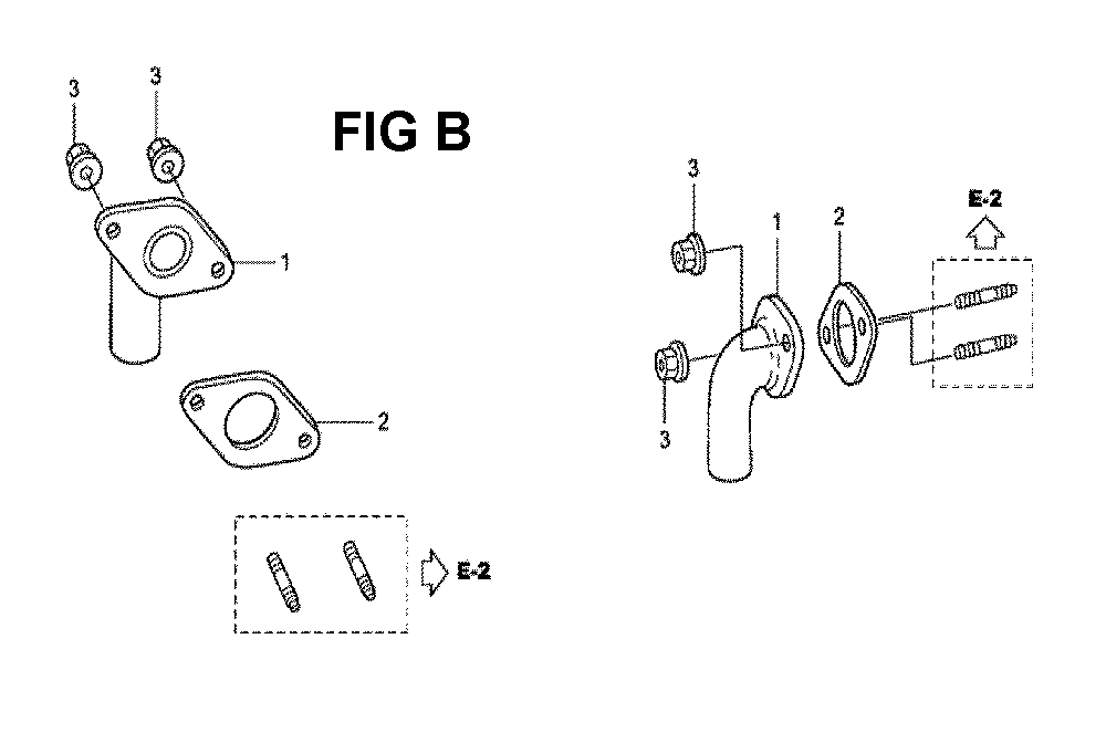 Fig-8 Diagram and Parts List for GXV520U Type QEA3 Honda Engine