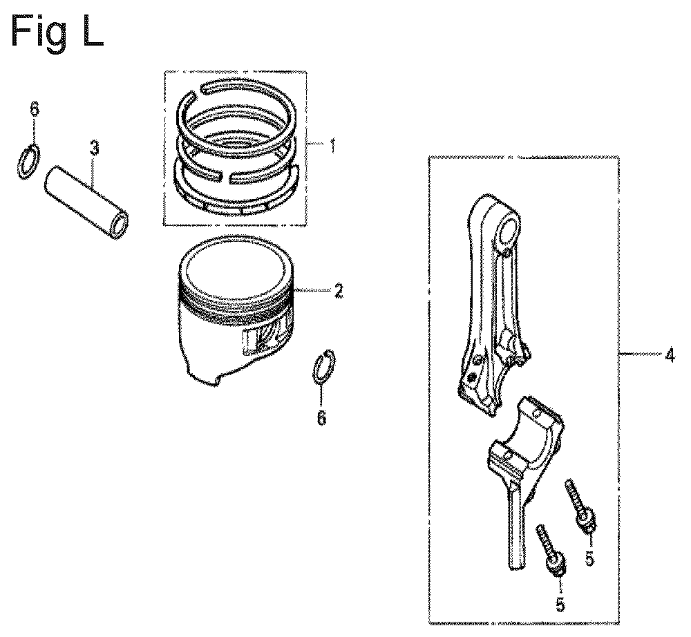 Fig-12 Diagram and Parts List for GC190A Type QHC Honda Engine