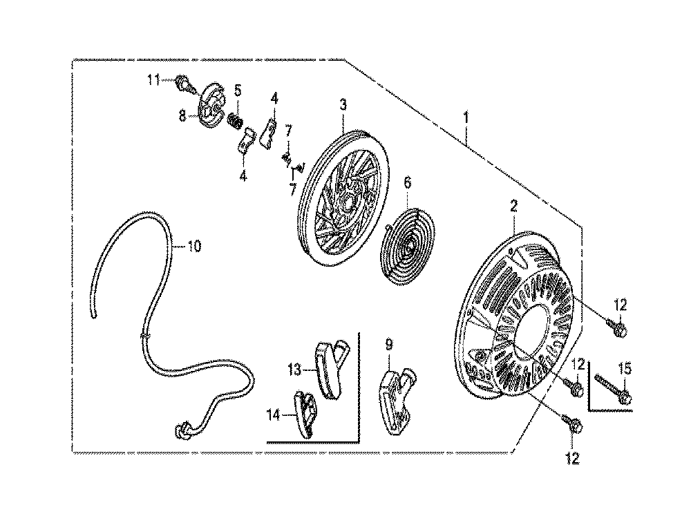 Fig-0 Diagram and Parts List for GX270T Type SD Honda Engine