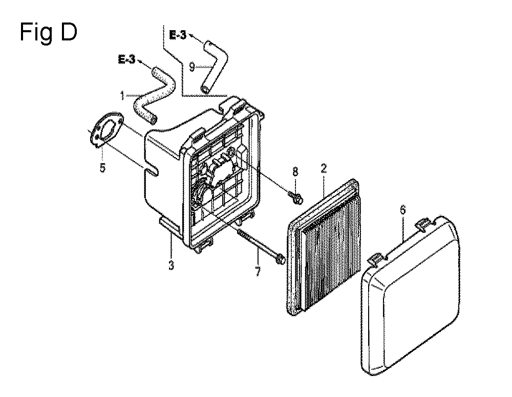 Fig-4 Diagram and Parts List for GCV160A Type A1AS Honda Engine