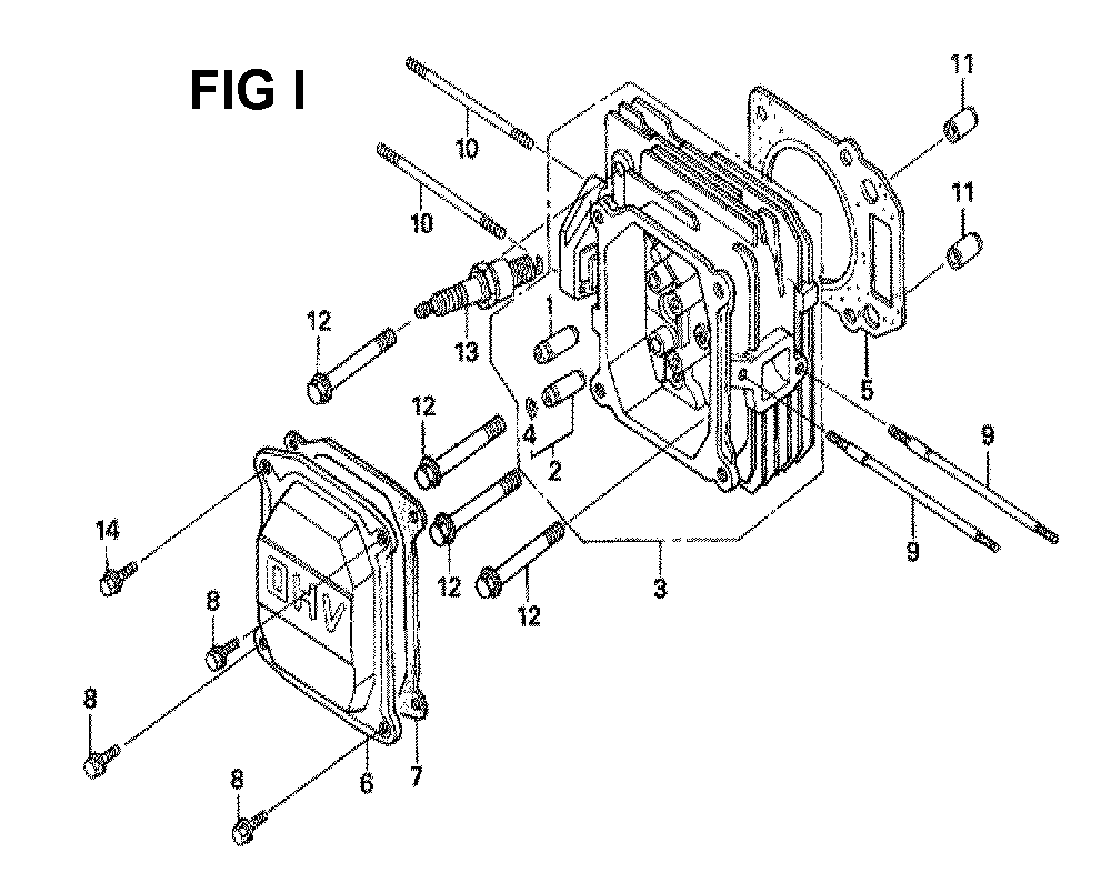 Fig-3 Diagram and Parts List for GXV160H2 Type SFC Honda Engine