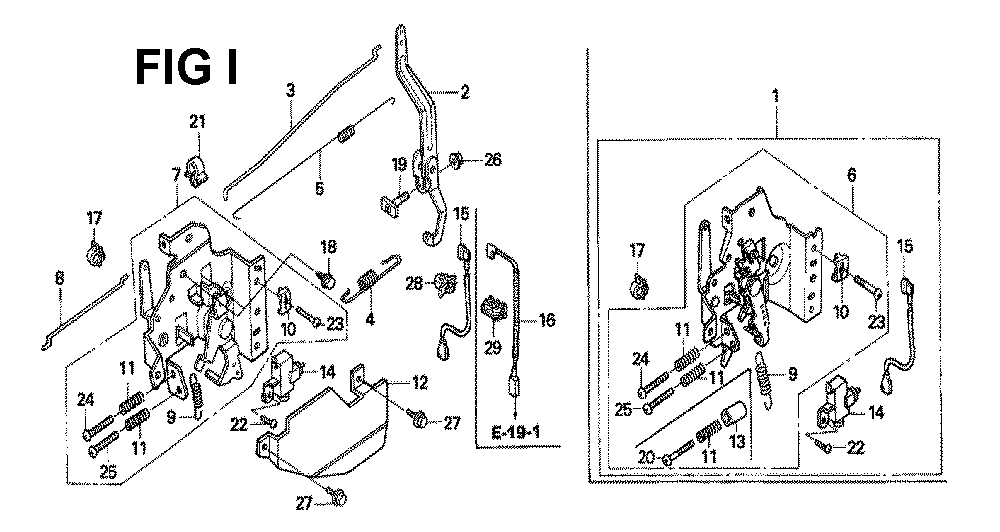 Fig-11 Diagram and Parts List for GXV160H2 Type N5M Honda Engine