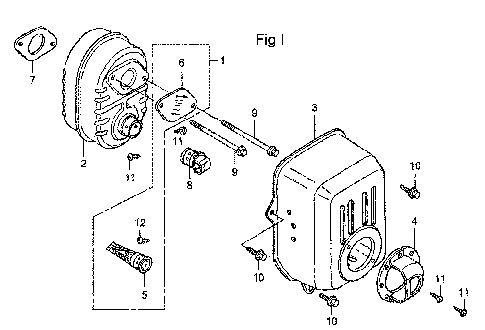 Fig-9 Diagram and Parts List for GC160LA Type VHA Honda Engine