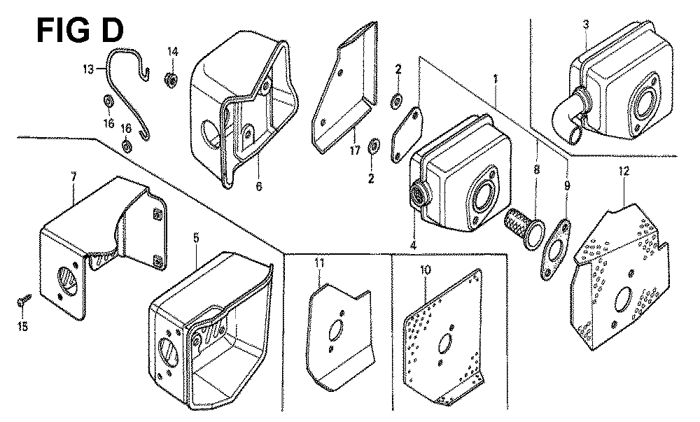 Fig-10 Diagram and Parts List for GXV160K1 Type N4 Honda Engine