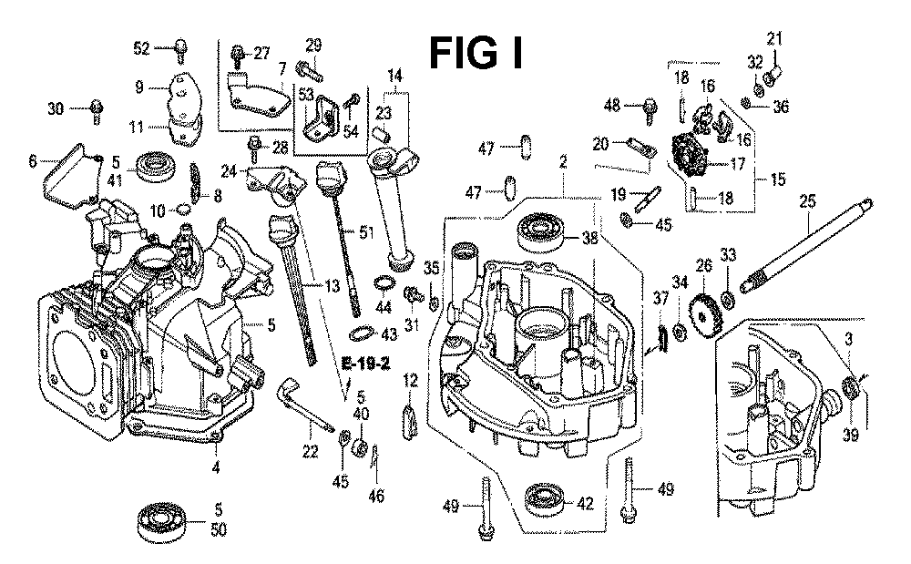 Fig-9 Diagram and Parts List for GXV160K1 Type N1S Honda Engine