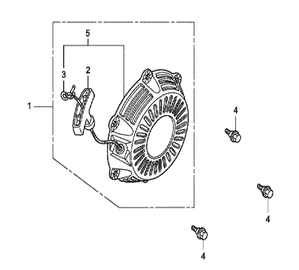 Fig-0 Diagram and Parts List for GX100U Type QE14 Honda Engine