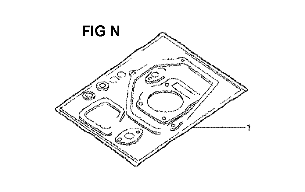 Fig-11 Diagram and Parts List for GXV340K2 Type DN Honda Engine