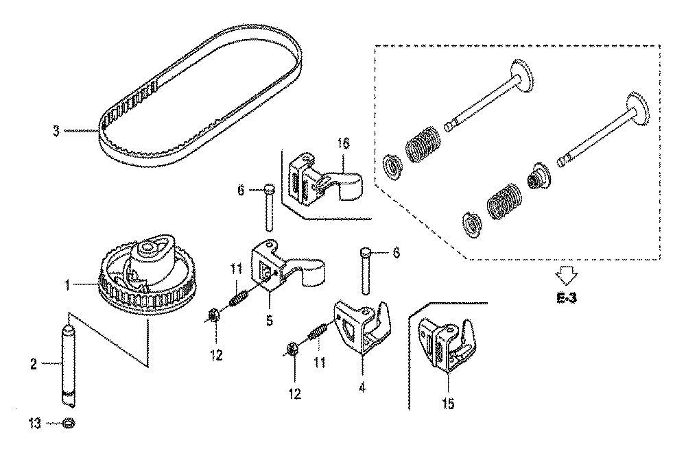Fig-0 Diagram and Parts List for GCV160A Type NBL1 Honda Engine