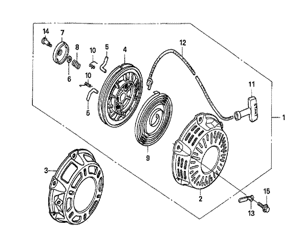 Fig-0 Diagram and Parts List for GX160U1 Type SXE5 Honda Engine