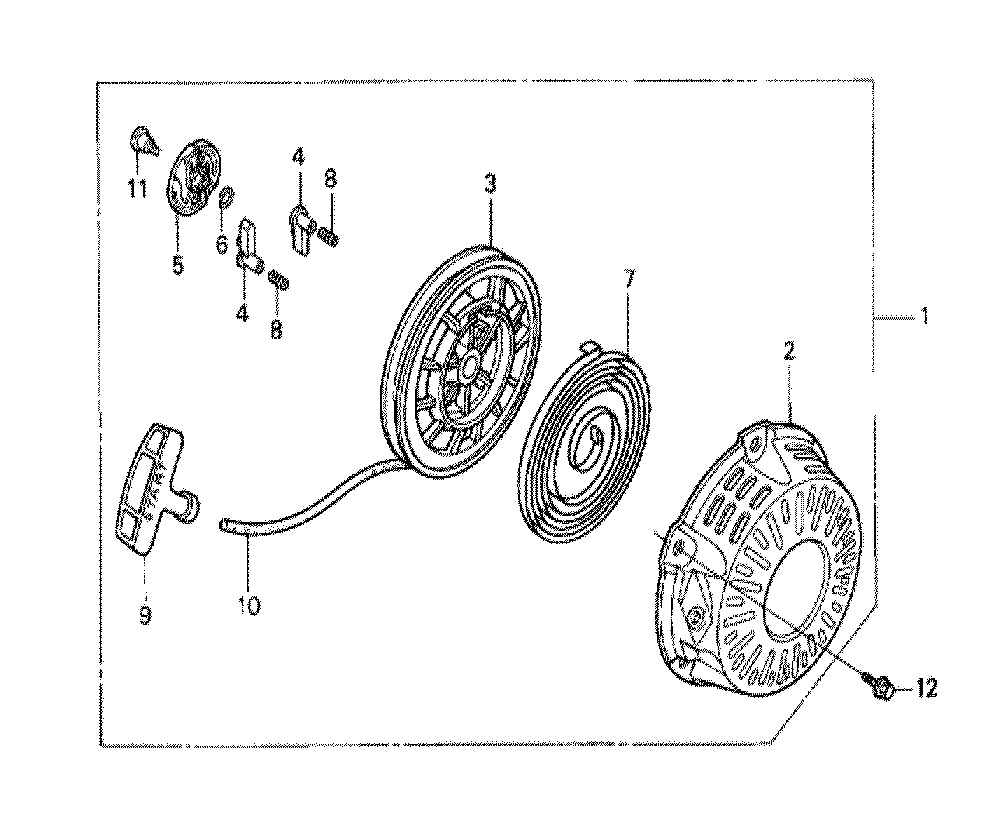 Fig-0 Diagram and Parts List for GX120K1 (VET)(43-9099999) Honda Engine