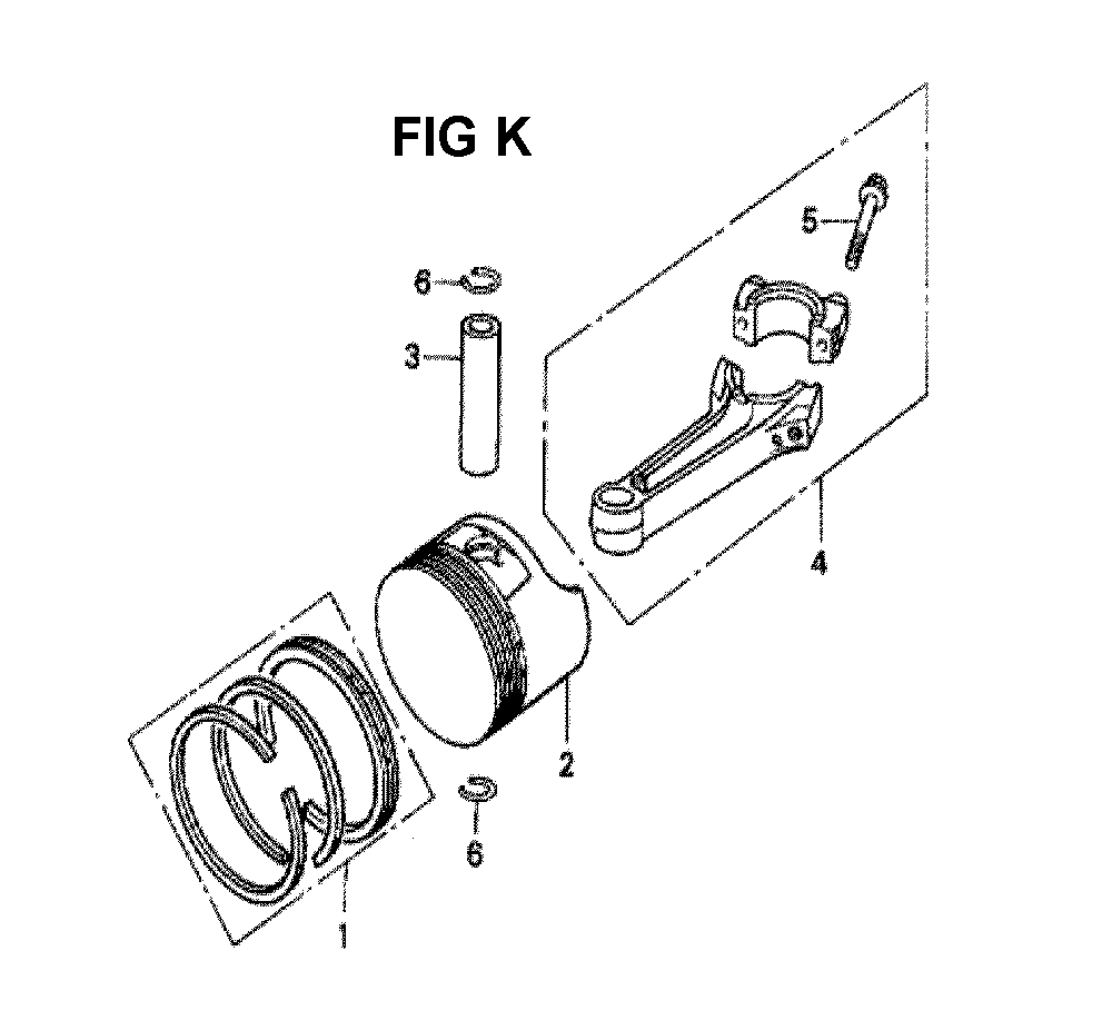 Fig-1 Diagram and Parts List for GXV140 Type N1KC Honda Engine