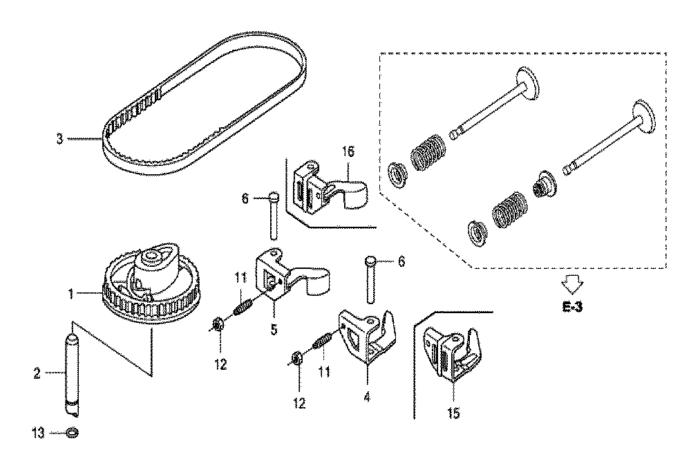 Fig-0 Diagram and Parts List for GCV160A Type R3A1 Honda Engine