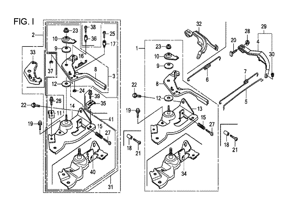 Fig-9 Diagram and Parts List for GX120T1 Type QH26 Honda Engine