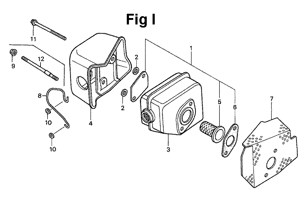 Fig-12 Diagram and Parts List for GXV140 Type A1B Honda Engine