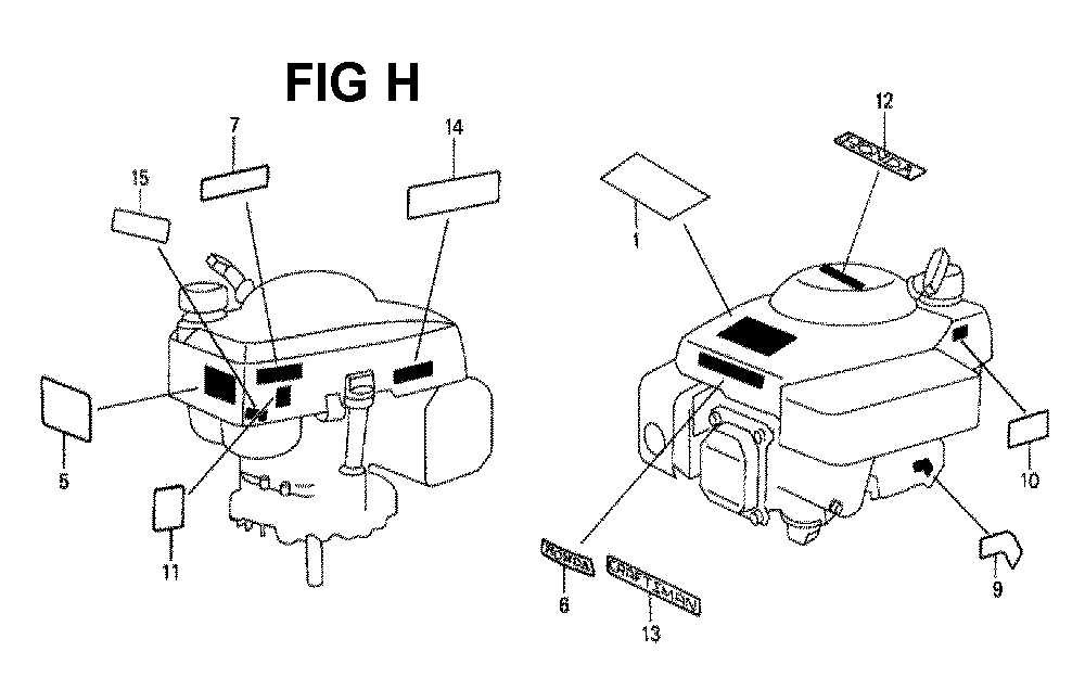 Fig-2 Diagram and Parts List for GXV140 Type MAJ Honda Engine