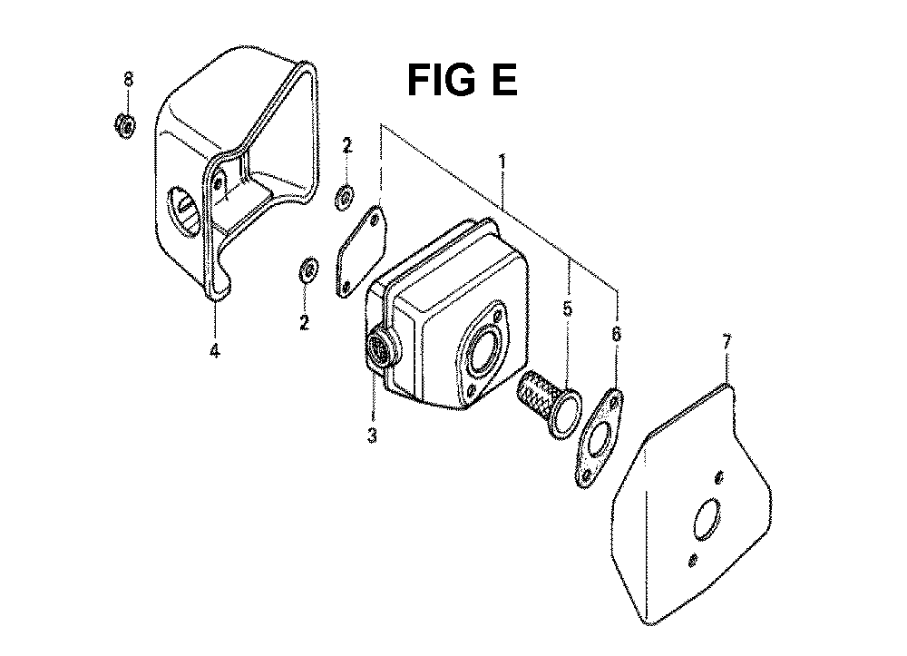 Fig-8 Diagram and Parts List for GXV160H2 Type N5M Honda Engine