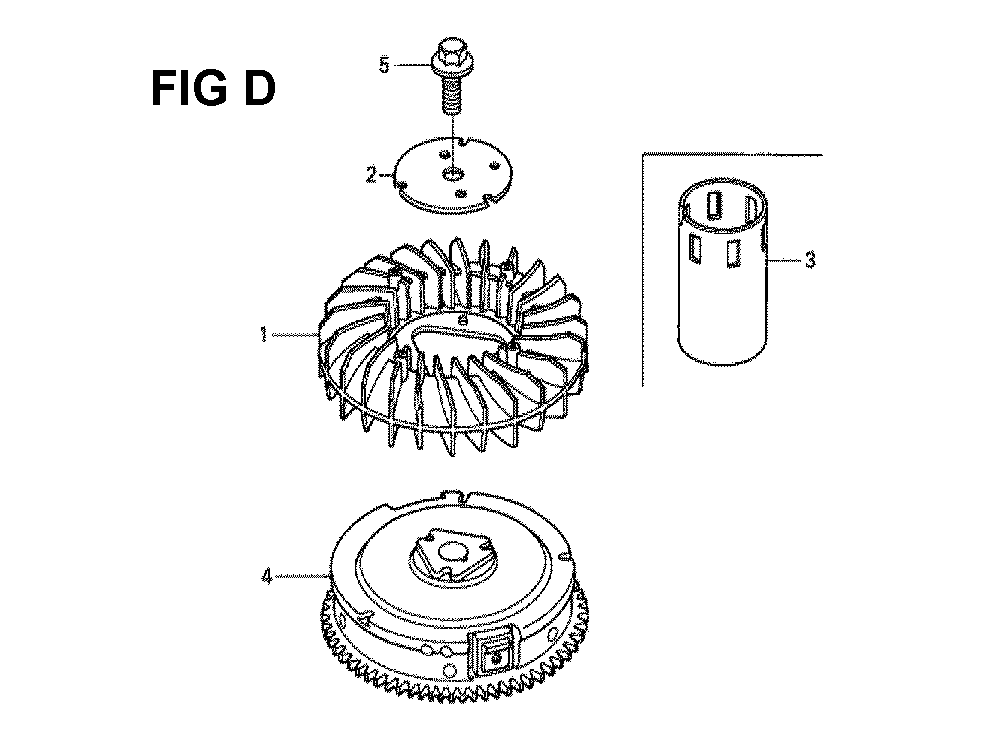 Fig-7 Diagram and Parts List for GXV530 Type DXA1A Honda Engine