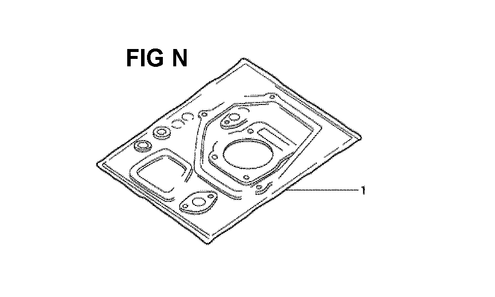 Fig-9 Diagram and Parts List for GXV160 Type N1E Honda Engine
