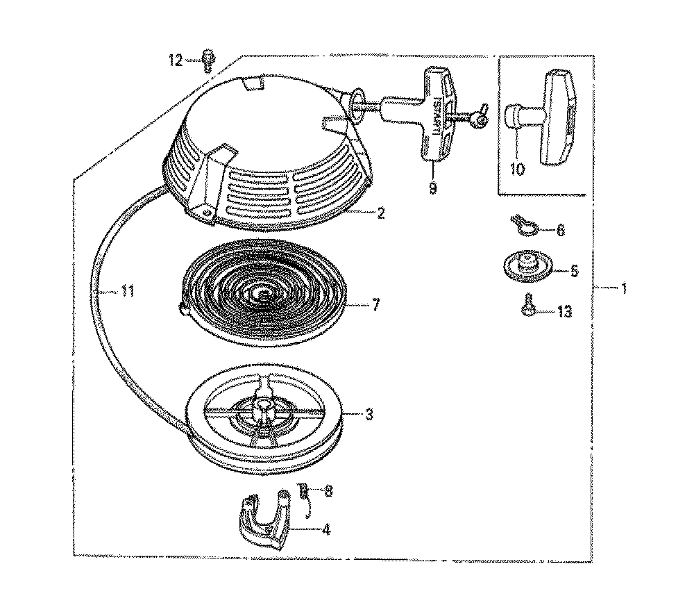 Fig-0 Diagram and Parts List for GXV160 Type N6TH Honda Engine